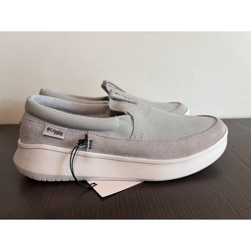 summer Columbia Boatside PFG Womens 10 Cirrus Grey‎ Lightweight Slip-On Shoes